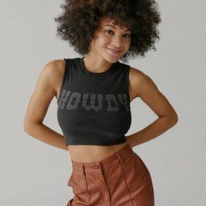 Urban Outfitters Devon Howdy Cutout Tank Top Size Small